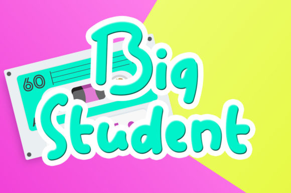 Big Student: A Chic Display Font for Modern Web Design