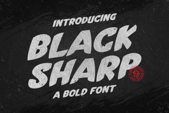 Black Sharp: A Bold Display Font for Digital Design
