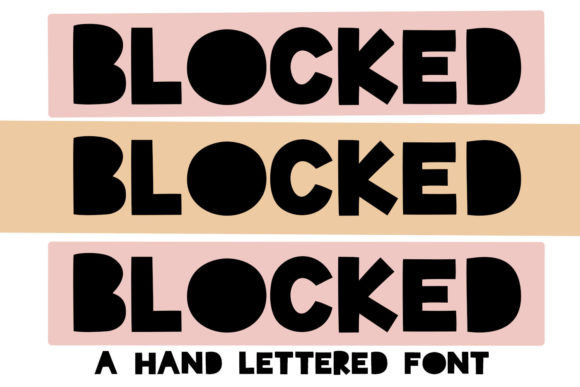Blocked Font: A Bold Display Typeface for Web Design