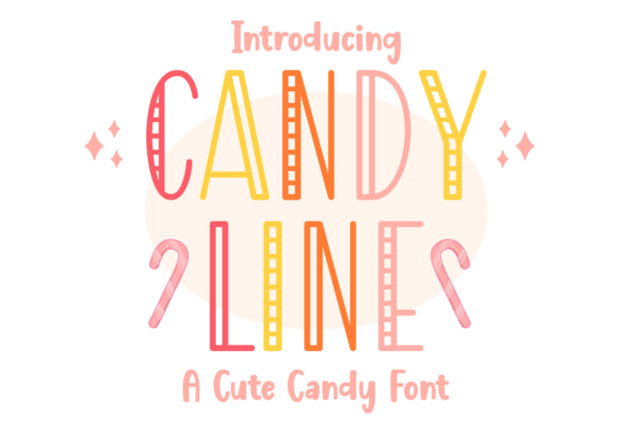 Candy Line: A Modern Display Font for Editorial Design