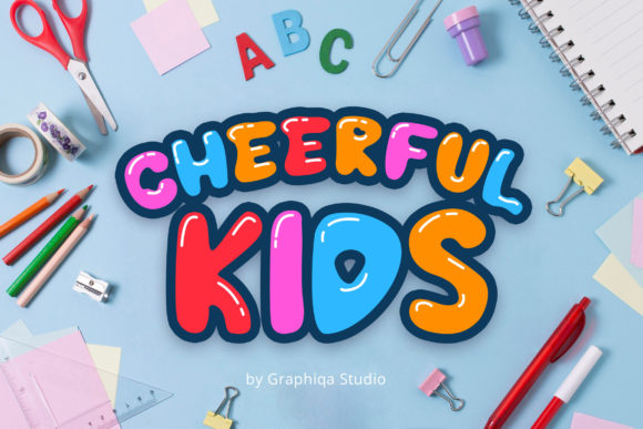 Cheerful Kids Font for Bright Editorial Designs
