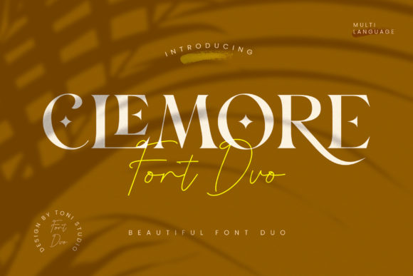 Clemore Duo – A Modern Serif Font for Digital Design