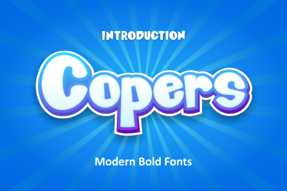 Copers: A Bold Display Font for Digital Branding