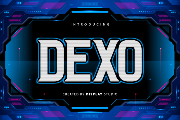 Dexo: A Bold Display Font for Creative Makers