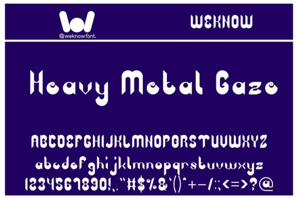 Heavy Metal Gaze: A Font That Transforms Brand Identity