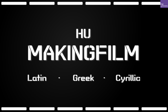 HU Makingfilm: A Vintage-Inspired Display Font for Web Design