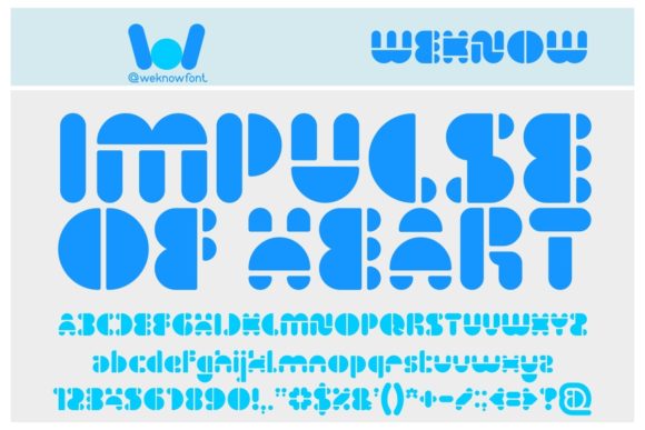 Impulse of Heart Font for Modern Branding