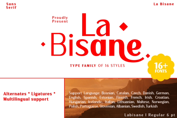 La Bisane: A Cool Display Font for Modern Web Design