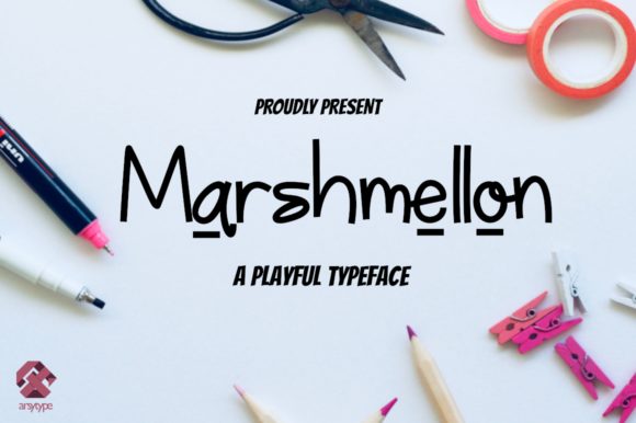 Marshmellon: A Playful Display Font for Digital Creativity