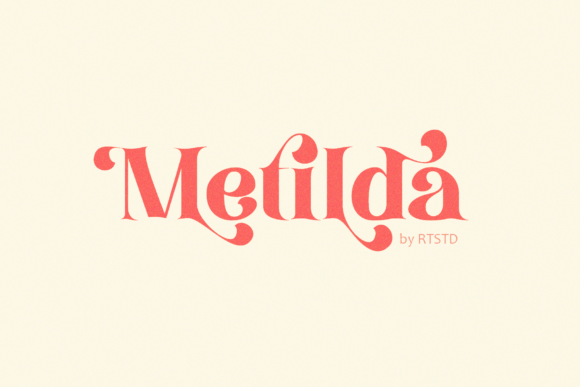 Metilda: A Playful Serif Font for Polished Branding