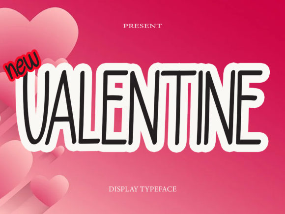 New Valentine Font for Handmade Creations