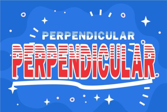Perpendicular: The Font That Speaks Volumes in Design