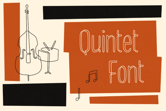 Quintet: A Stylized Display Font for Modern Web Design