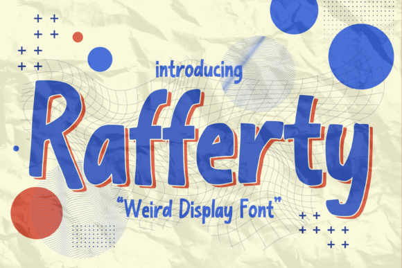 Rafferty Bold Display Font for Handmade Creations