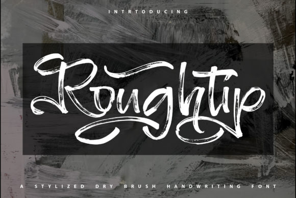 Roughtip: A Stylish Display Font for Branding Materials