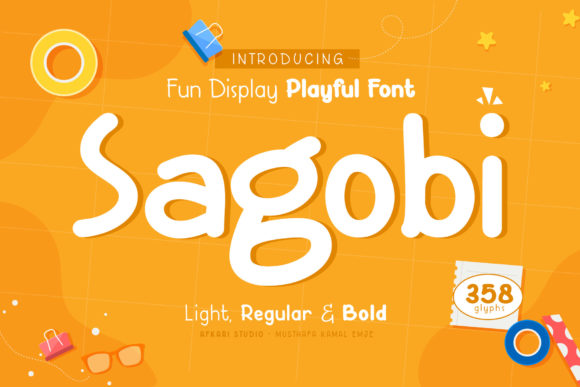 Sagobi Font for Editorial Design and Creative Projects