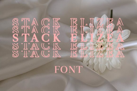 Stack Elizea: A Bold Display Font for Vintage-Inspired Branding