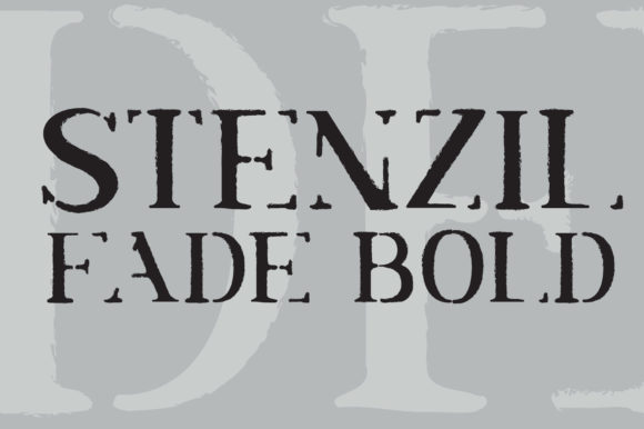 Stenzil Fade Bold for Web Design Projects