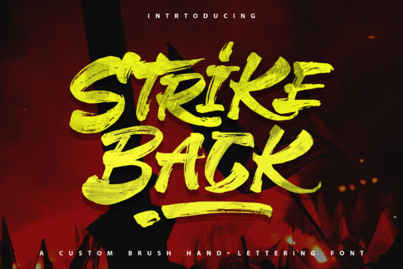 Strike Back: A Bold Display Font for Modern Editorial Design