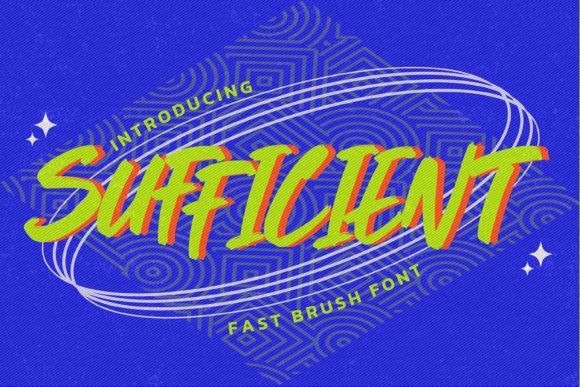 Sufficient Font for Handmade Creations