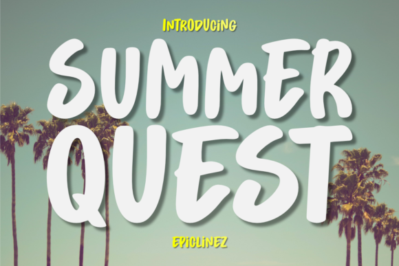 Summer Quest Font Review for Branding Projects