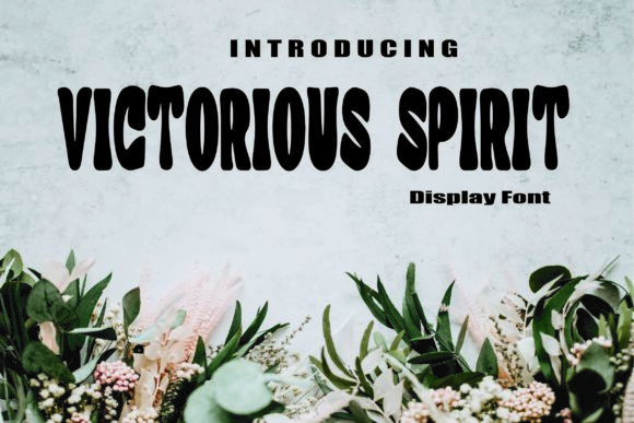 Victorious Spirit: A Bold Display Font for Branding Projects